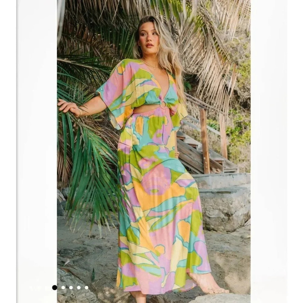 Show Me Your MuMu Dana Maxi Dress Size M